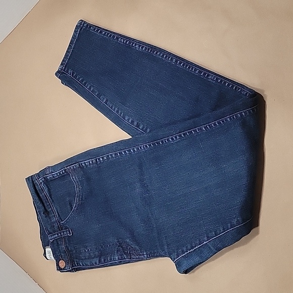 Madewell Denim - Madewell, Size 31 Waist '10" High Riser Skinny Skinny' Dark Wash Jeans, EUC